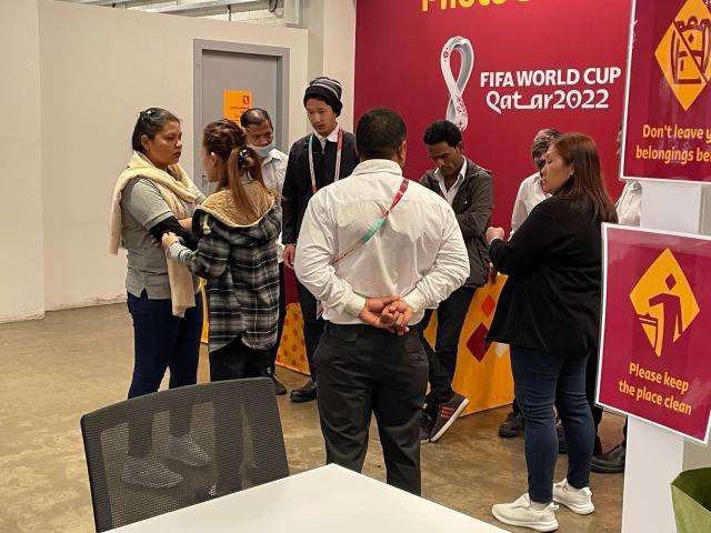 看看卡塔尔开的世界杯工资①猜猜洗手间保洁月薪？